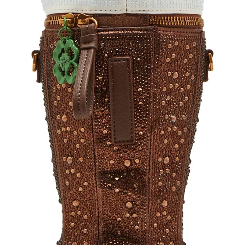 Betsey Johnson Kitsch Saucy Stout Small Crossbody Bag St. Patty's Day NWT - Picture 10 of 11